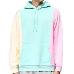 TEDDY FRESH Color Block Hoodie Sweatshirt Size Small